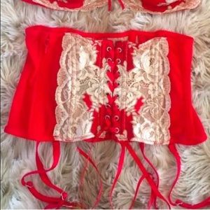 Victoria’s Secret Corset Lace Garter Belt Size M/L